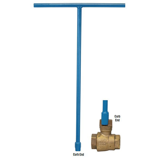 Solid Stock Curb Valve Key 1-1/4"-2" - 7ft