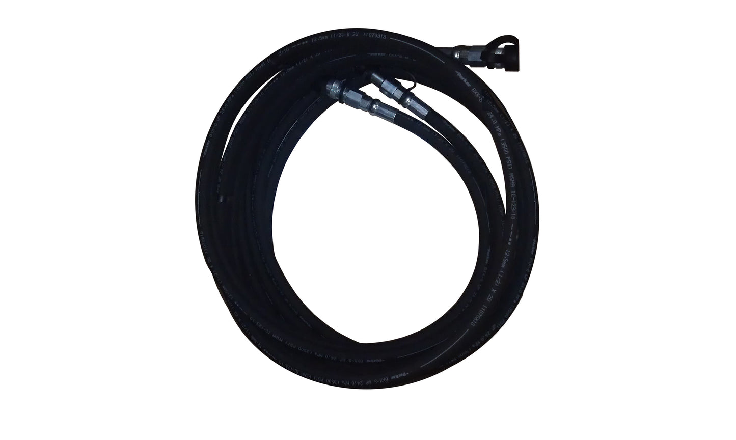 Dual Hydraulic Hose - 25ft X 1/2"