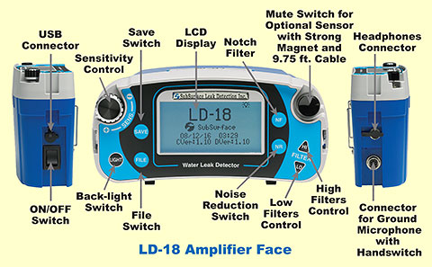 Digital Water Leak Detector - LD 18