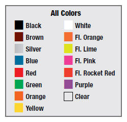 Flags (4x5) box/1000 21" Wire,Plain,Specify Color
