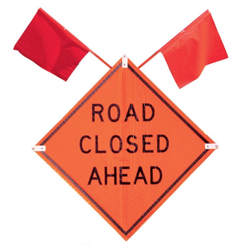 Road Closed Sign,48" - 48REF-RC