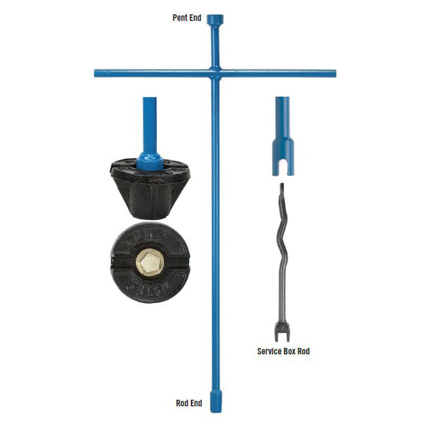 Service Cover and Rod Key - 4ft
